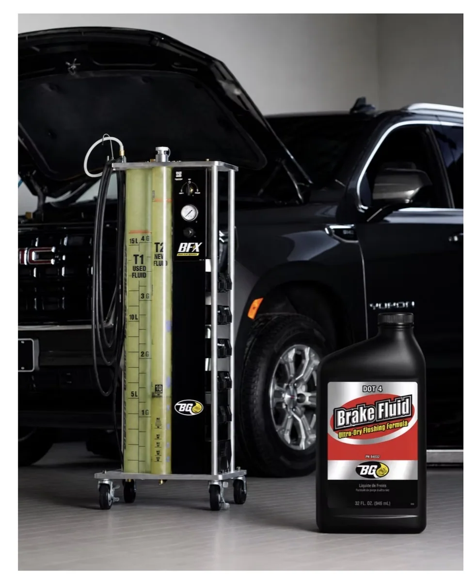 Brake fluid service equipment