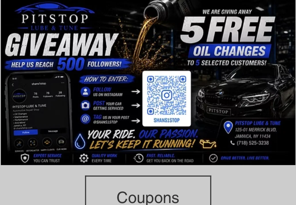Shan’s One Stop promotional flyer